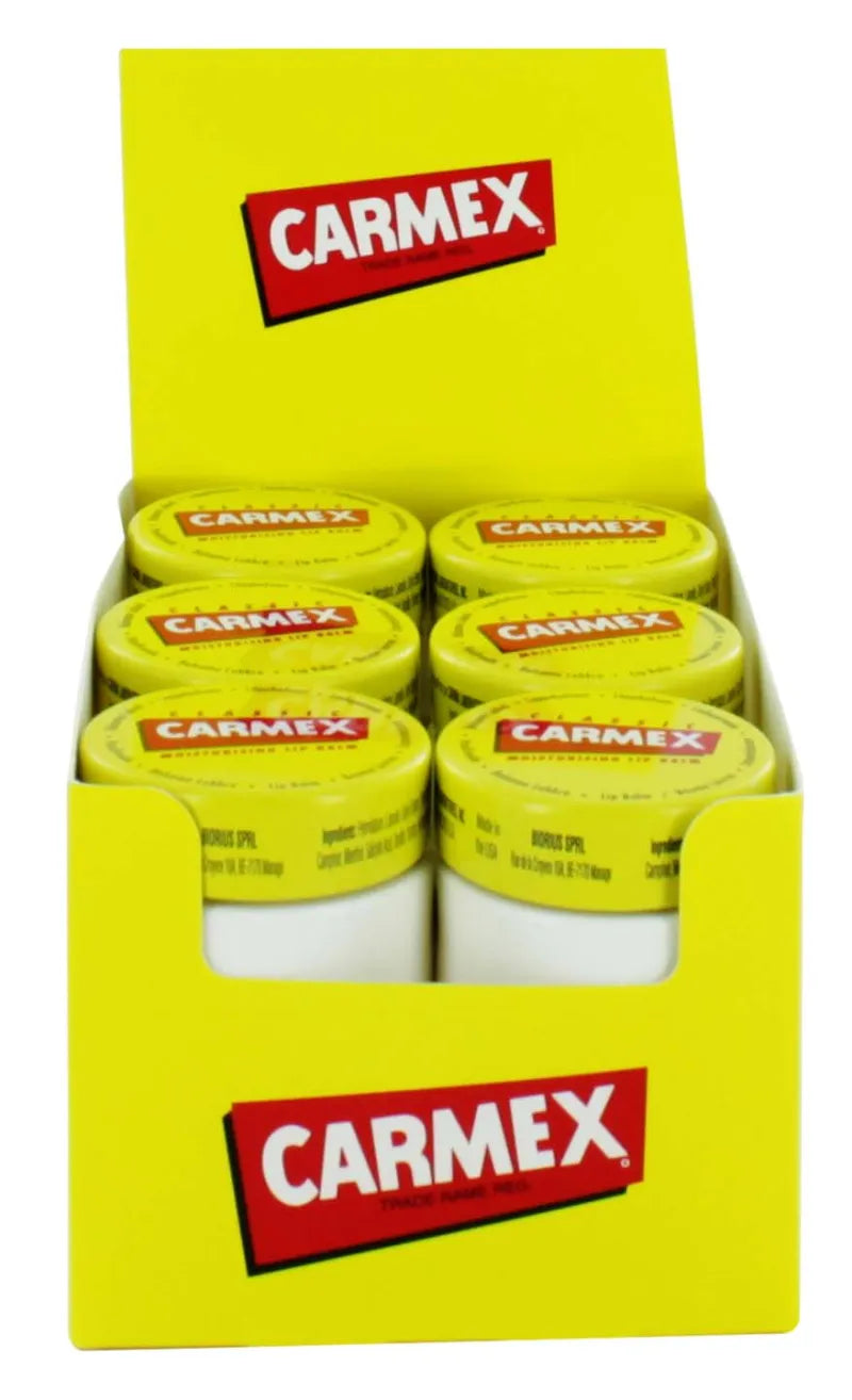 Carmex Lip Balm Pots X 12 (Pack of 12)