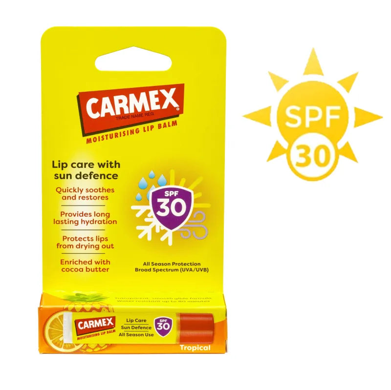 Carmex Tropical SPF 30 Stick X 12 (Pack of 12)