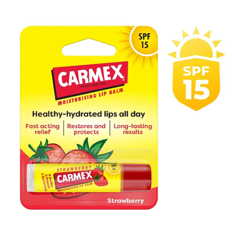 Carmex Strawberry Click Stick 4.25G (Pack of 6)
