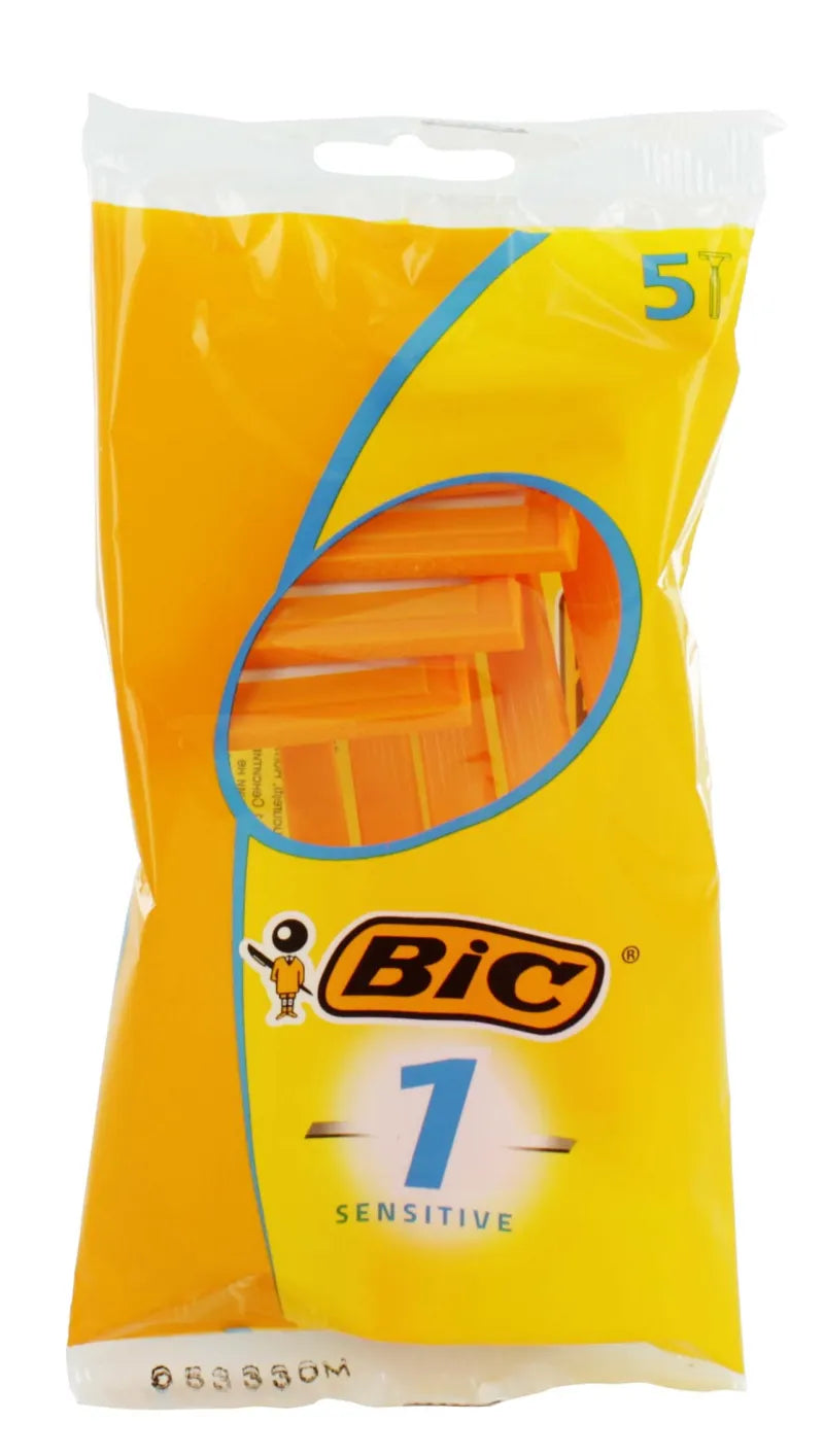 Bic Sensitive Disposable Razors 5S (Pack of 6)