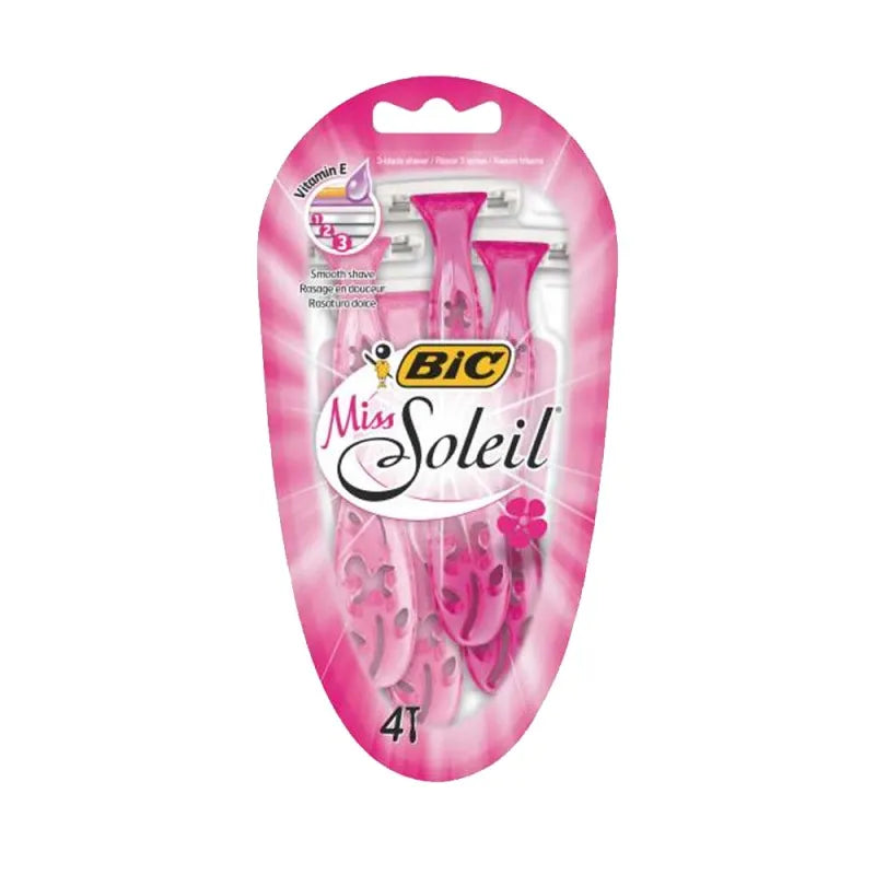 Bic Miss Soleil 3 Blade Razors 4S (Pack of 6)