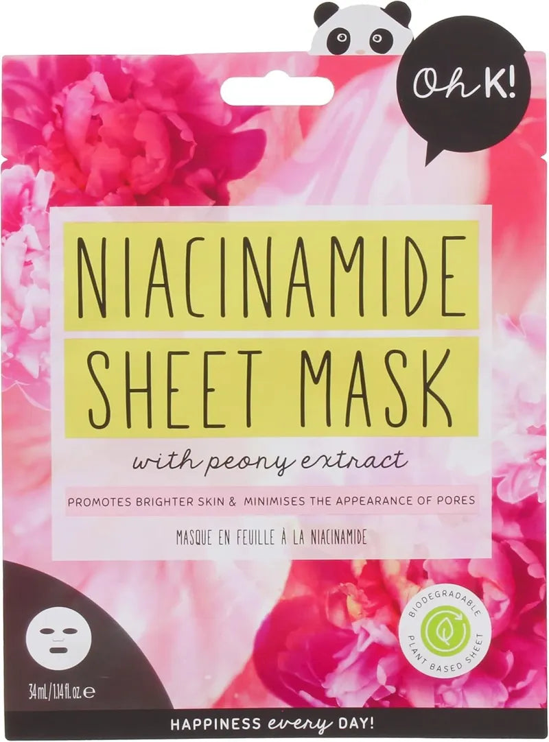 Oh K Niacinimide Face Tissue Mask X12 (Pack of 12)