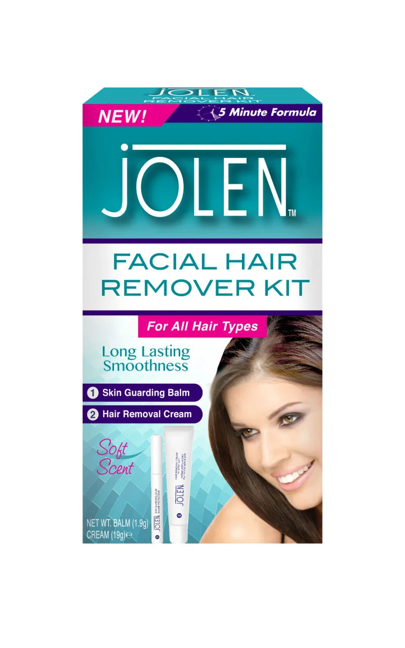 Jolen Facial Hair Removal Kit (Pack of 6)
