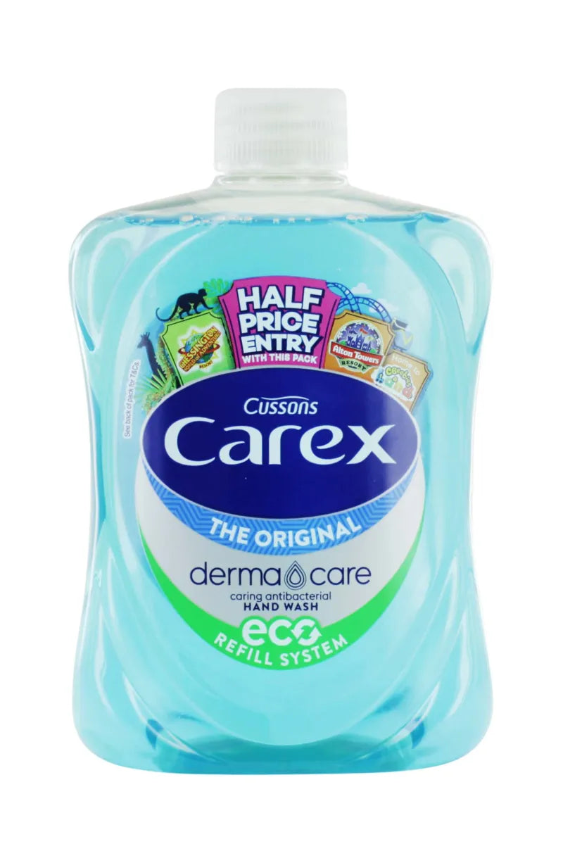 Carex Original Anti-Bact Hand Wash Soap Refill 500ML (Pack of 6)