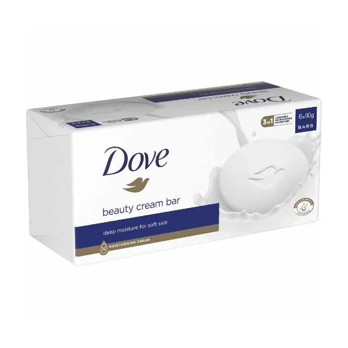 Dove Cream Soap 6Pack 90G (Pack of 6)