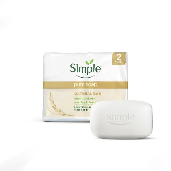 Simple Soap Oatmeal Twin PK 2X100G (Pack of 6)