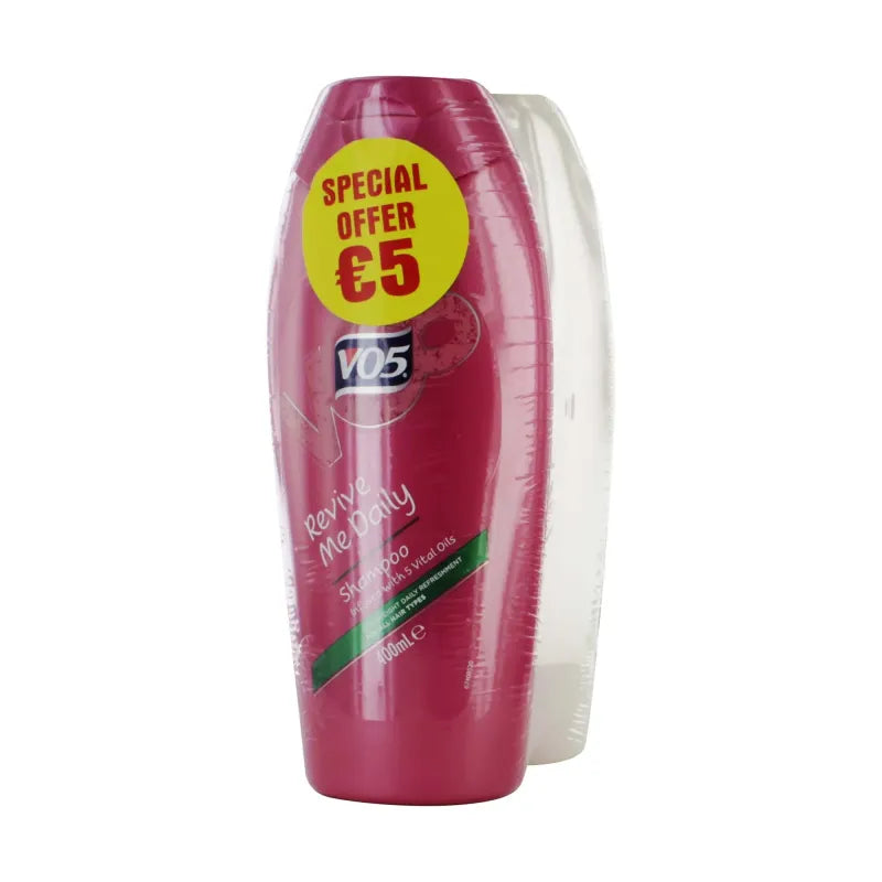 Vo5 Revive Me Daily 400ML S/Poo/Conditioner Twin PK (Pack of 6)