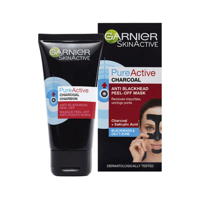 Garnier Pure Active Charcoal Peel Off Mask 50ML (Pack of 6)