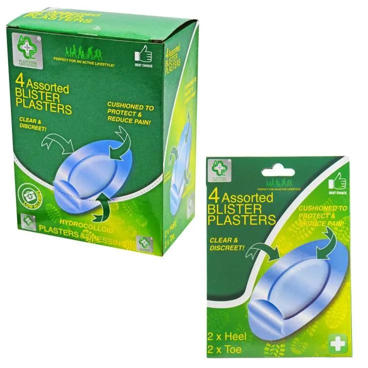 Ae18 4 Assorted Blister Plasters X12 (Pack of 12)