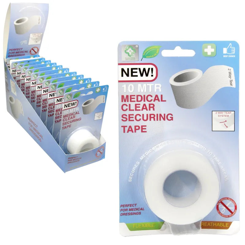 Ae36 Medical Clear Tape 10Mtr X12 (Pack of 12)