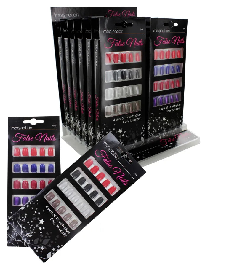 Imagination 4 Pack False Nails (Pack of 6)