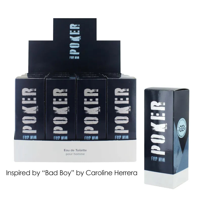 Poker For Him 50ML(Bad Boy Carolina Herrera) Copy Perfume (Pack of 12)