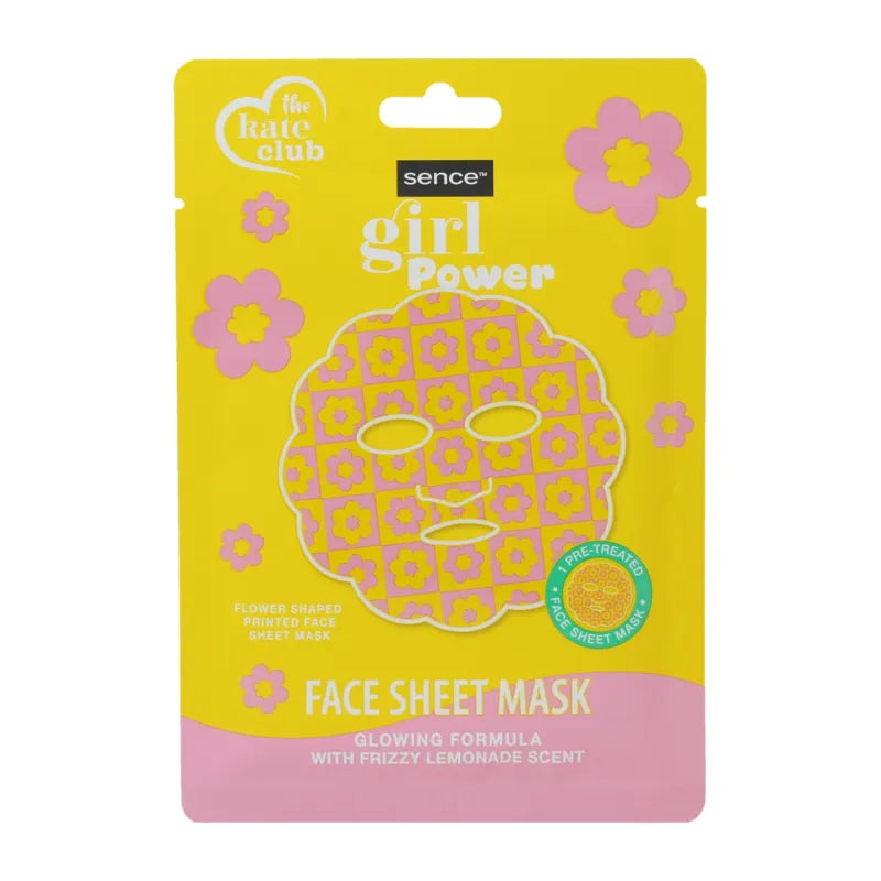 2047605 Sence Printed Tissue Face Mask Girl Power X24 (Pack of 24)