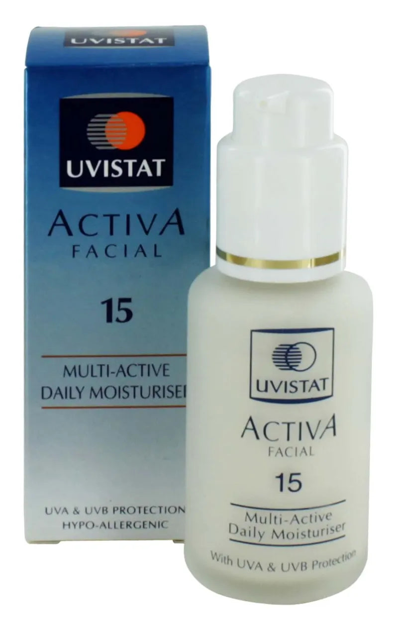 UVistat Activa Facial 15 45ML (Pack of 6)