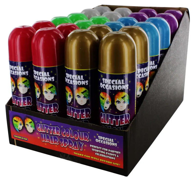 Special Occasions Glitter H/Spray 200ML X24 (Pack of 24)