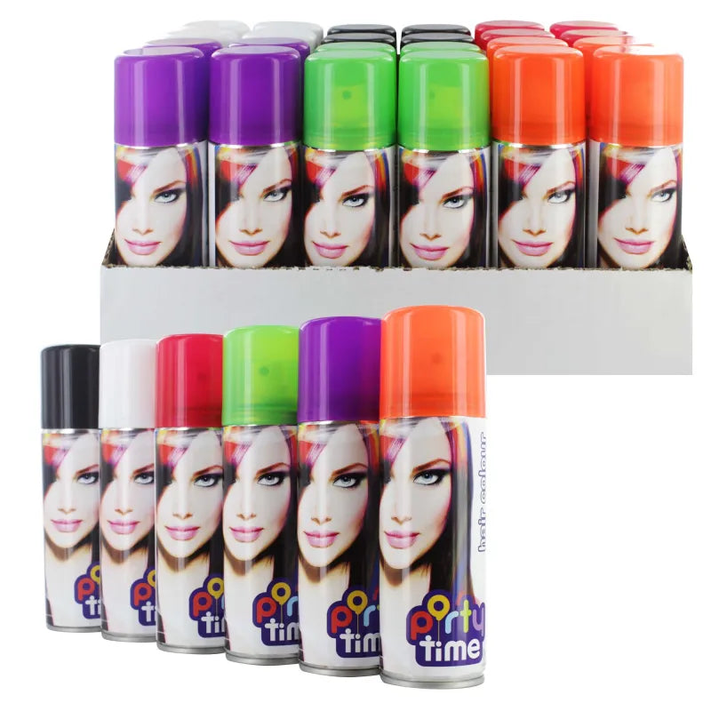 Party Time Hair Colour Spray 133ML X24 (Pack of 24)