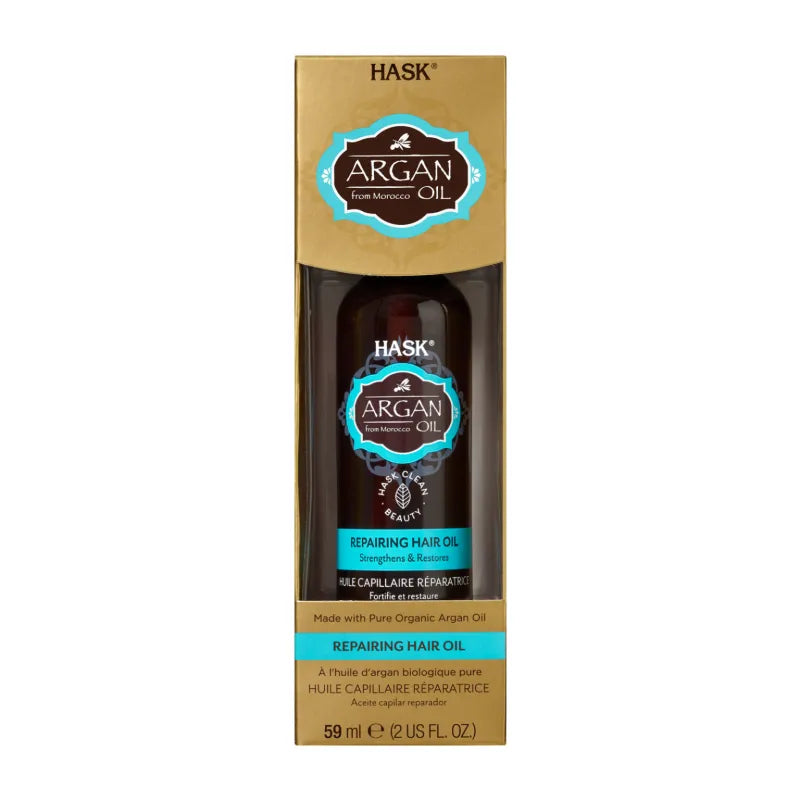 Hask Argan Repairing Shine Hair Oil 59ML (Pack of 6)