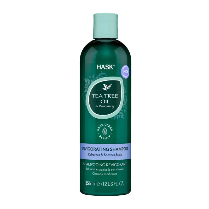 Hask Tea Tree & Rosemary Shampoo 355ML (Pack of 4)