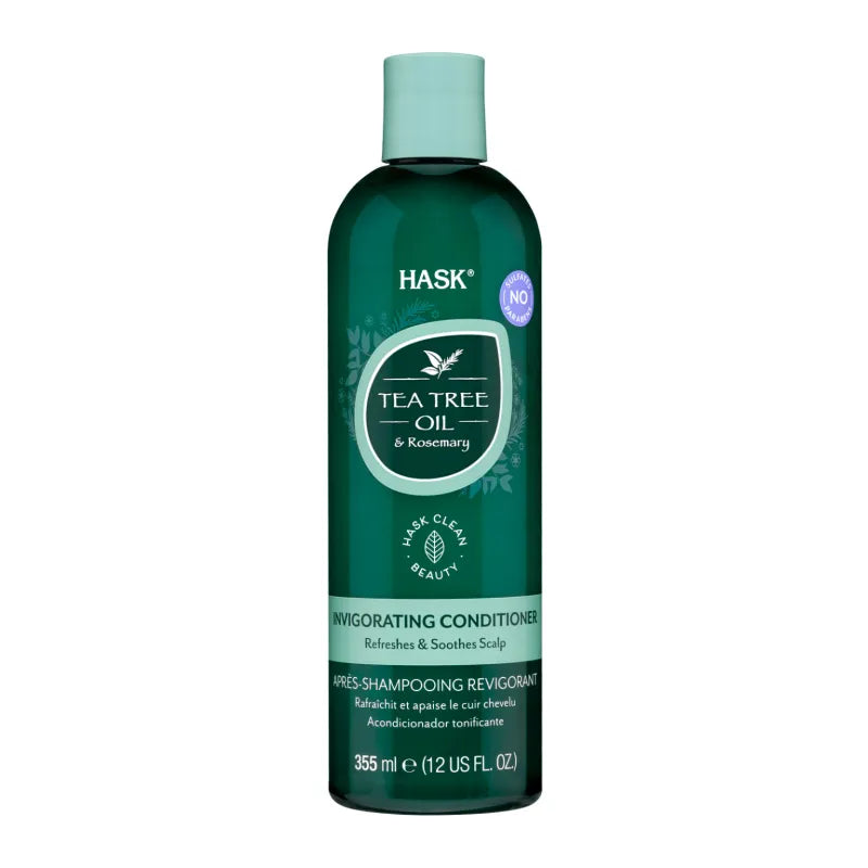 Hask Tea Tree & Rosemary Conditioner 355ML (Pack of 4)