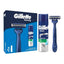 Gillette Sensor 3 Gift Set(8 Razors & Shave Gel) (Pack of 6)