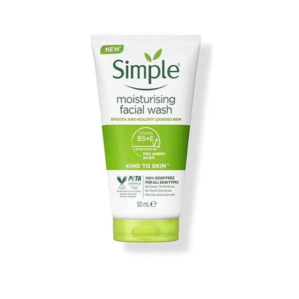 Simple Moist Foam Facial Wash 50ML (Pack of 12)