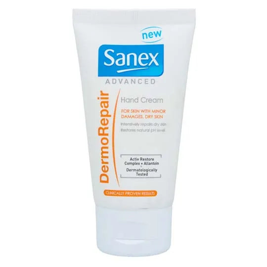 Sanex Dermo Repair Hand Cream 75ML (Pack of 6)