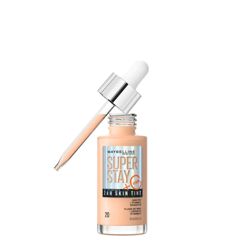 Maybelline Super Stay 24H Skin Tint Foundation Shade 20 (Pack of 3)