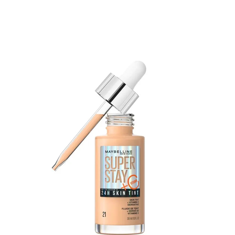 Maybelline Super Stay 24H Skin Tint Foundation Shade 21 (Pack of 3)