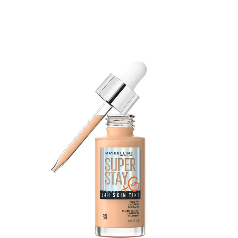 Maybelline Super Stay 24H Skin Tint Foundation Shade 30 (Pack of 3)