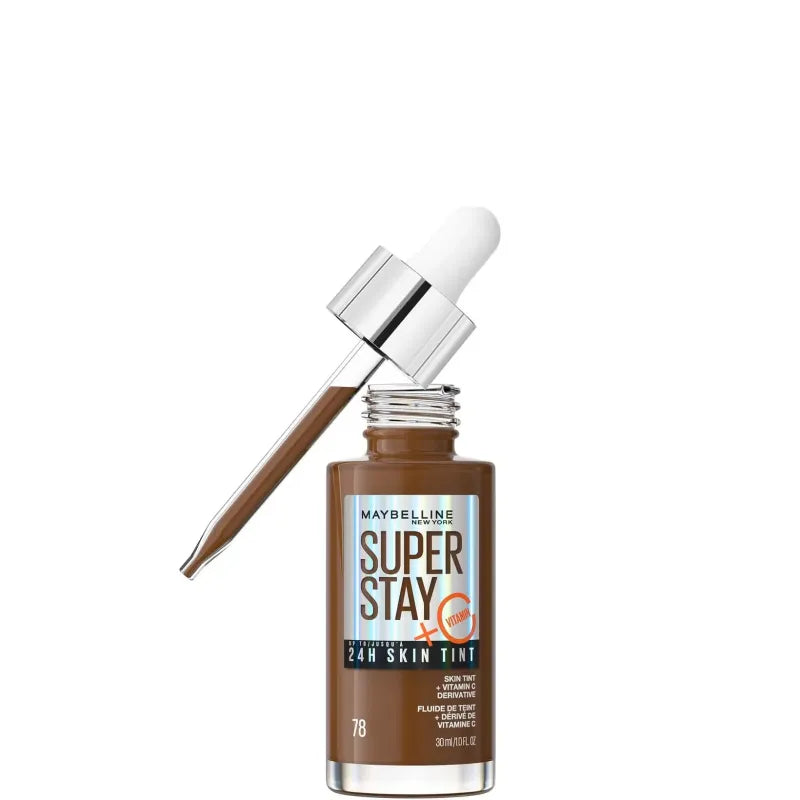 Maybelline Super Stay 24H Skin Tint Foundation Shade 78 (Pack of 3)