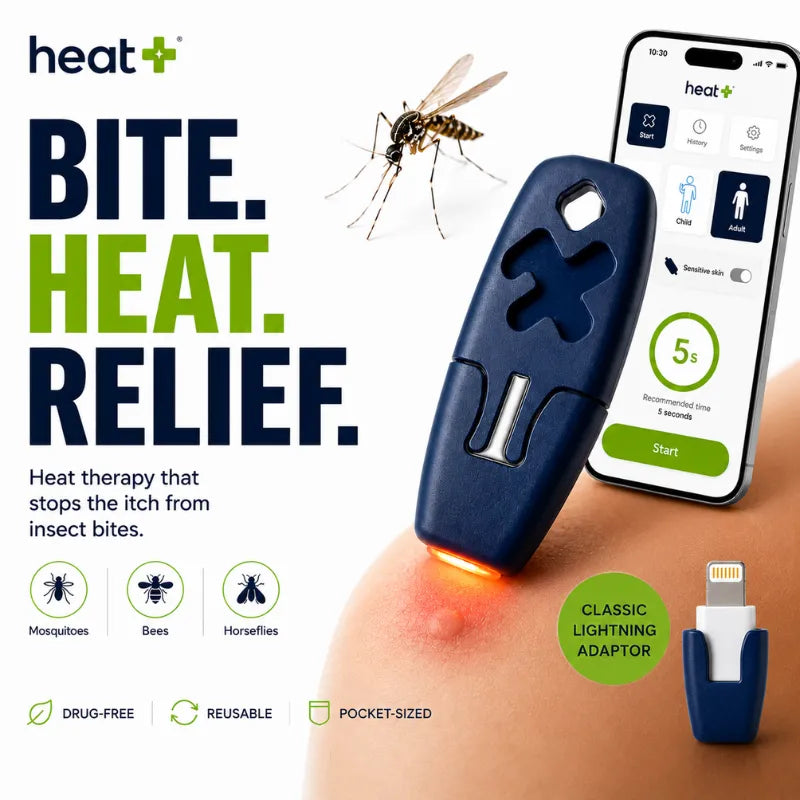 Heat It Insect Bite Solution Classic Lightning Connector – relief and repellent product