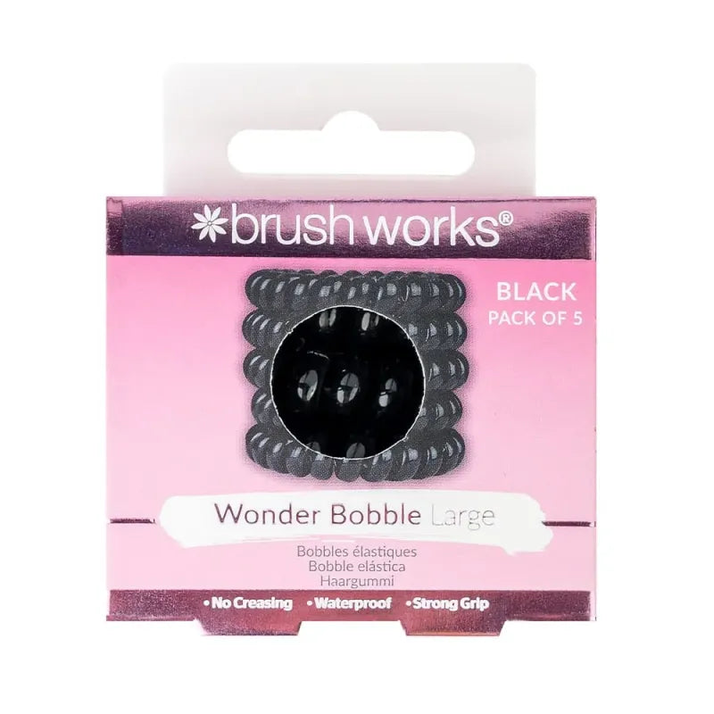 Brush Works Black Wonder Bobble Large 52 56 057 (Pack of 6)
