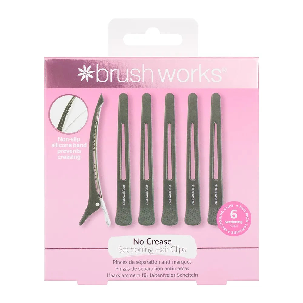 Brush Works 6 Sectioning Hair Clips 52 56 580 (Pack of 6)