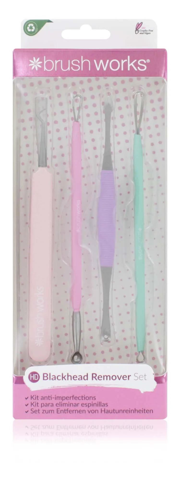 Brush Works Blackhead Remover Set Pastel 52 56 368 (Pack of 6)