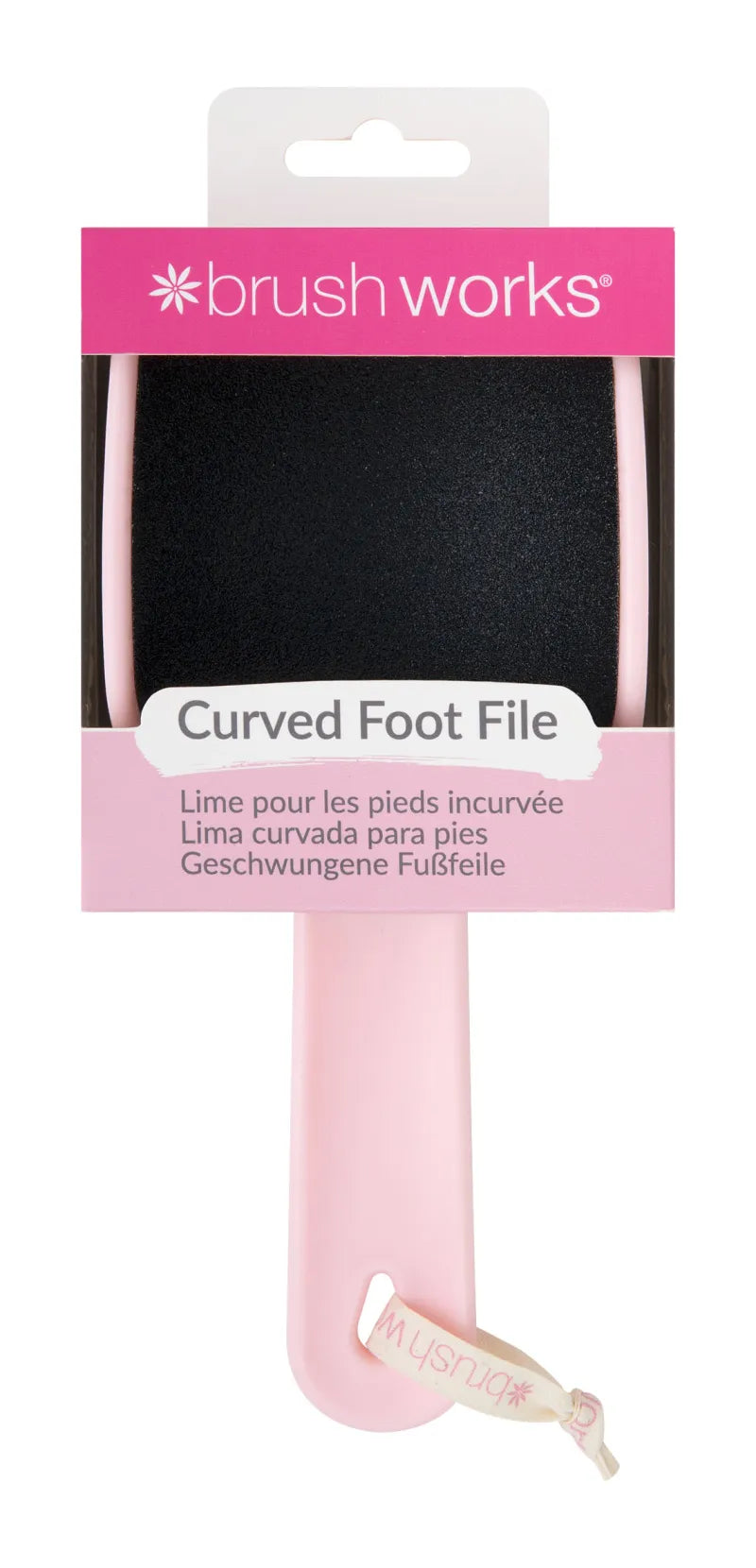 Brush Works Curved Foot File 52 56 413 (Pack of 6)