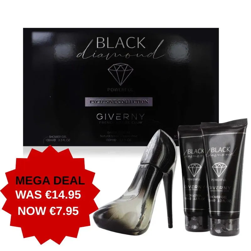 Giverny Black Diamond 3Pce Gift Set (Ysl Black Opium)***Special 25 (Pack of 12)