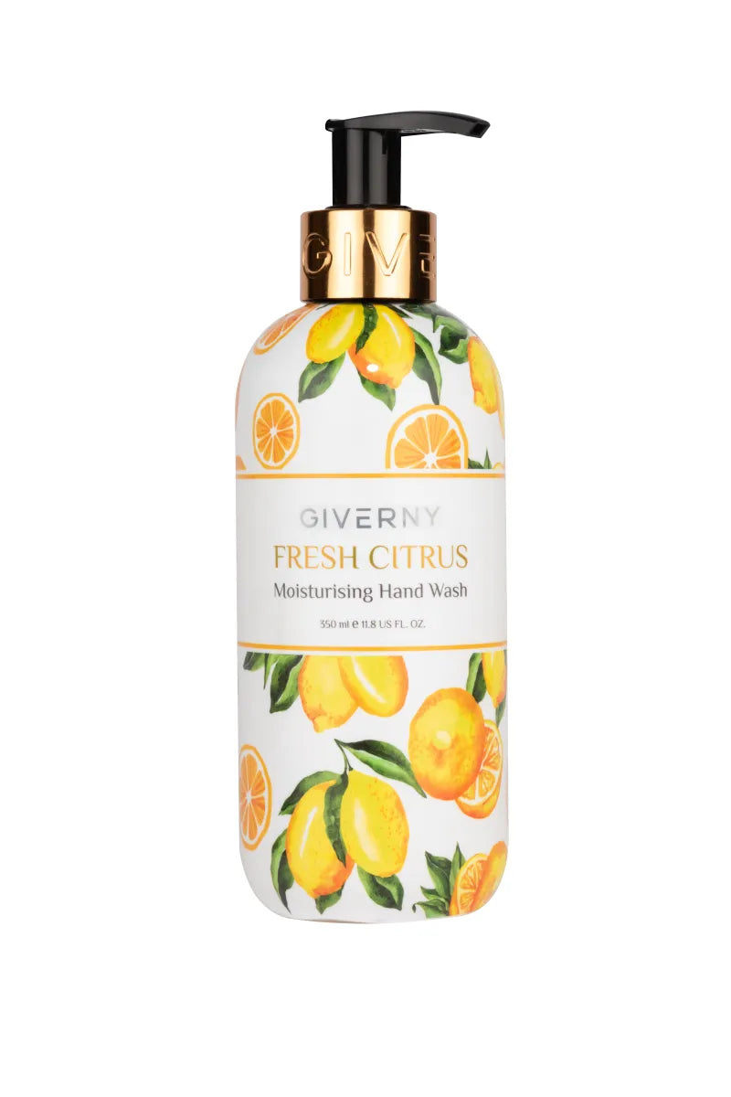 Giverny Fresh Citrus Hand Wash Soap 350ML (Pack of 6)