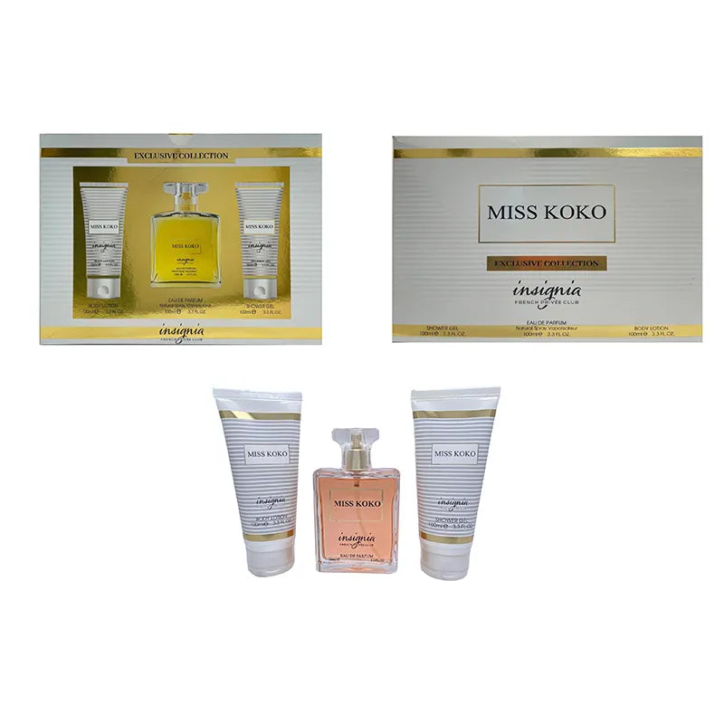 Insignia Miss Koko 3Pce Gift Set (Similar To Coco Mademoisell) (Pack of 6)