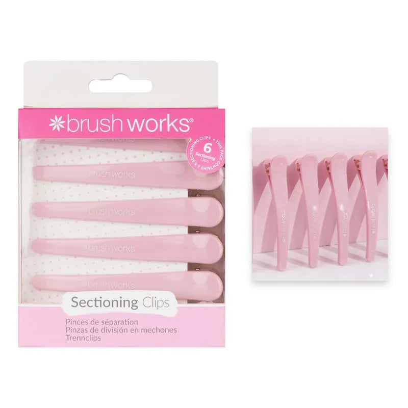 Brush Works 6 Sectioning Clips 52 56 438 (Pack of 6)