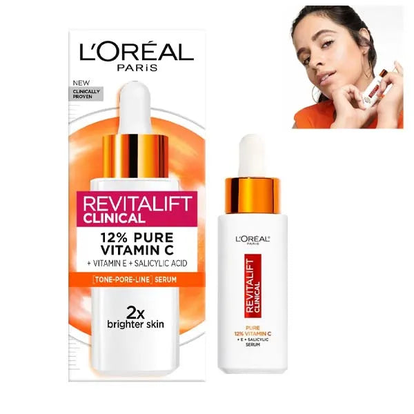 L'Oreal Revitalift Clinical 12% Vitamin C Serum 30ML (Pack of 3)