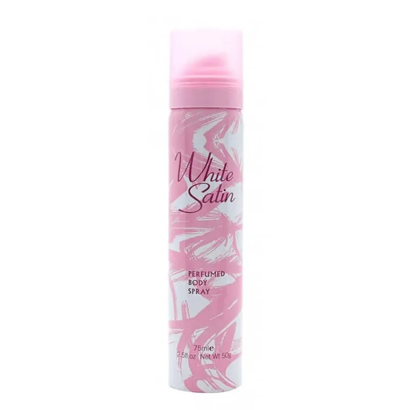 White Satin 75ML Body Spray (Pack of 6)