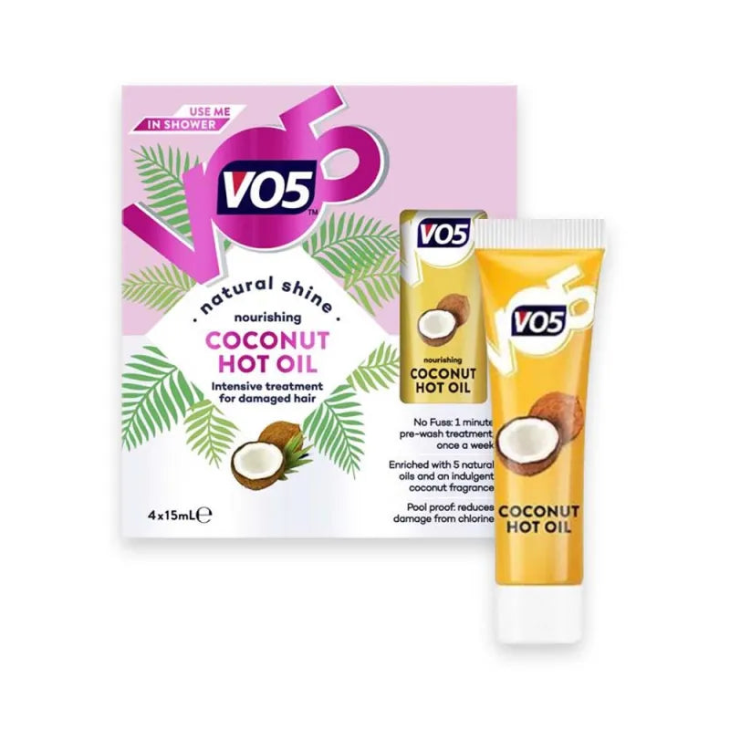 Vo5 Nourising Coconut Hot Oil 4 X 15ML (Pack of 6)