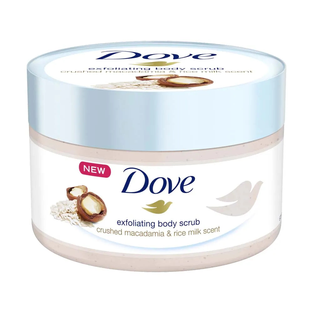 Dove Macadamia & Rice Milk 225ML (Pack of 4)