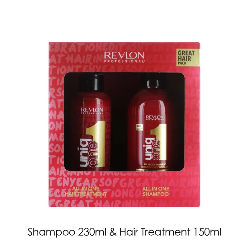 Revlon Uniq One Hair Treatment Set 150ML Treatment & Shampoo 230ML