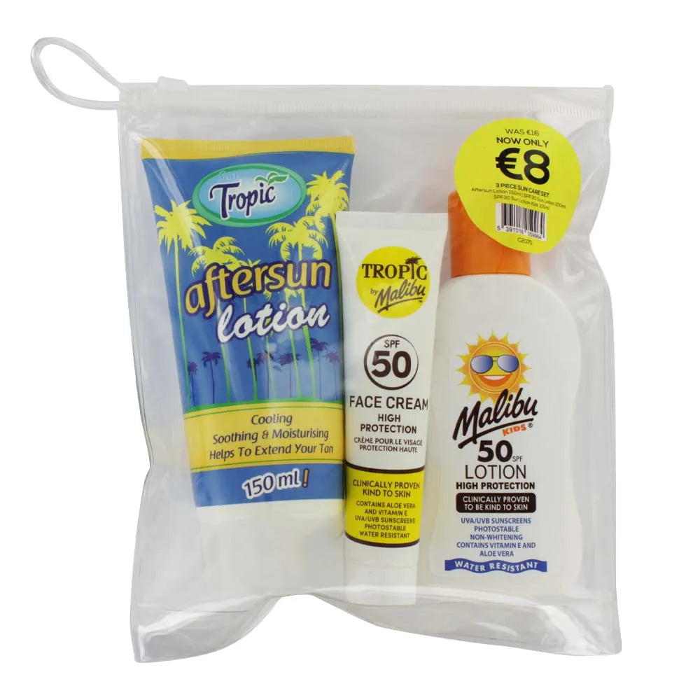 Sun Pack 3Pce Travel Pouch Set (Pack of 6)