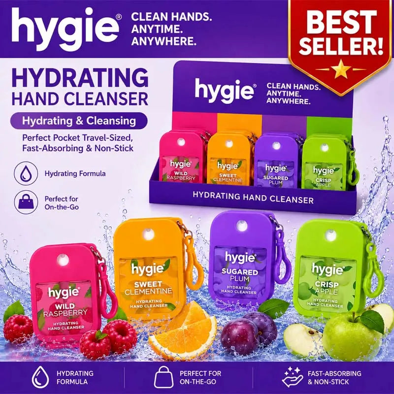 Hygie Hydrating Hand Cleaner 35ML Display X24 (Pack of 24)