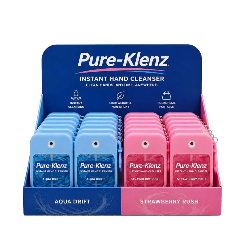 Pure Klenz Hand Sanitiser 35ml – Travel-Size (24-Pack)