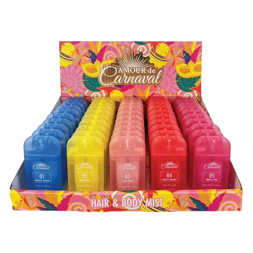 Amour De Carnaval Hair And Body Mist 30ML CDU X 50 (Pack of 50)