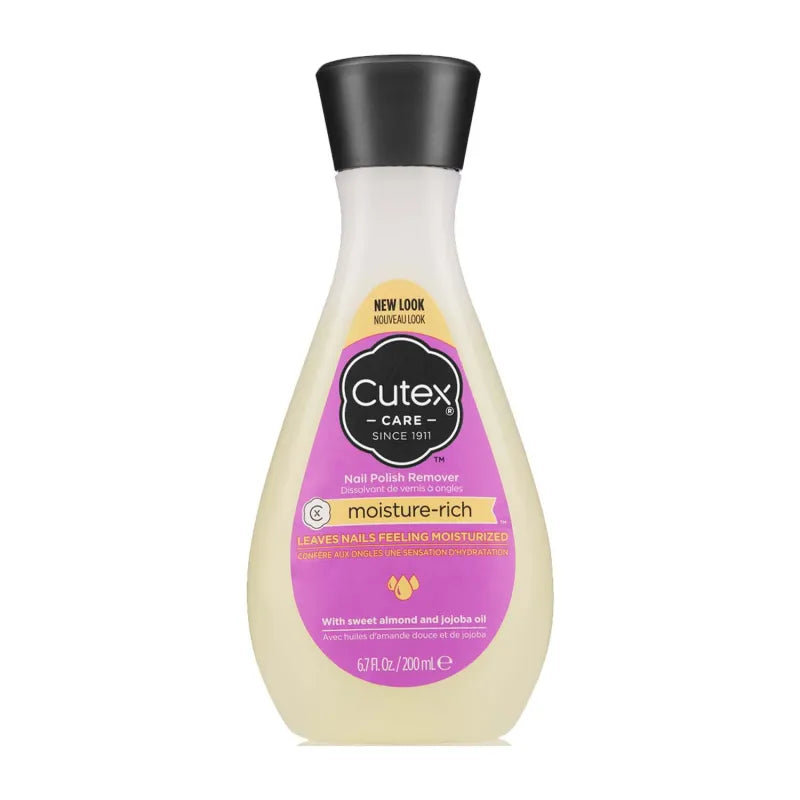 Cutex Moisture Rich Nail Polish Remover 200ML (Pack of 6)