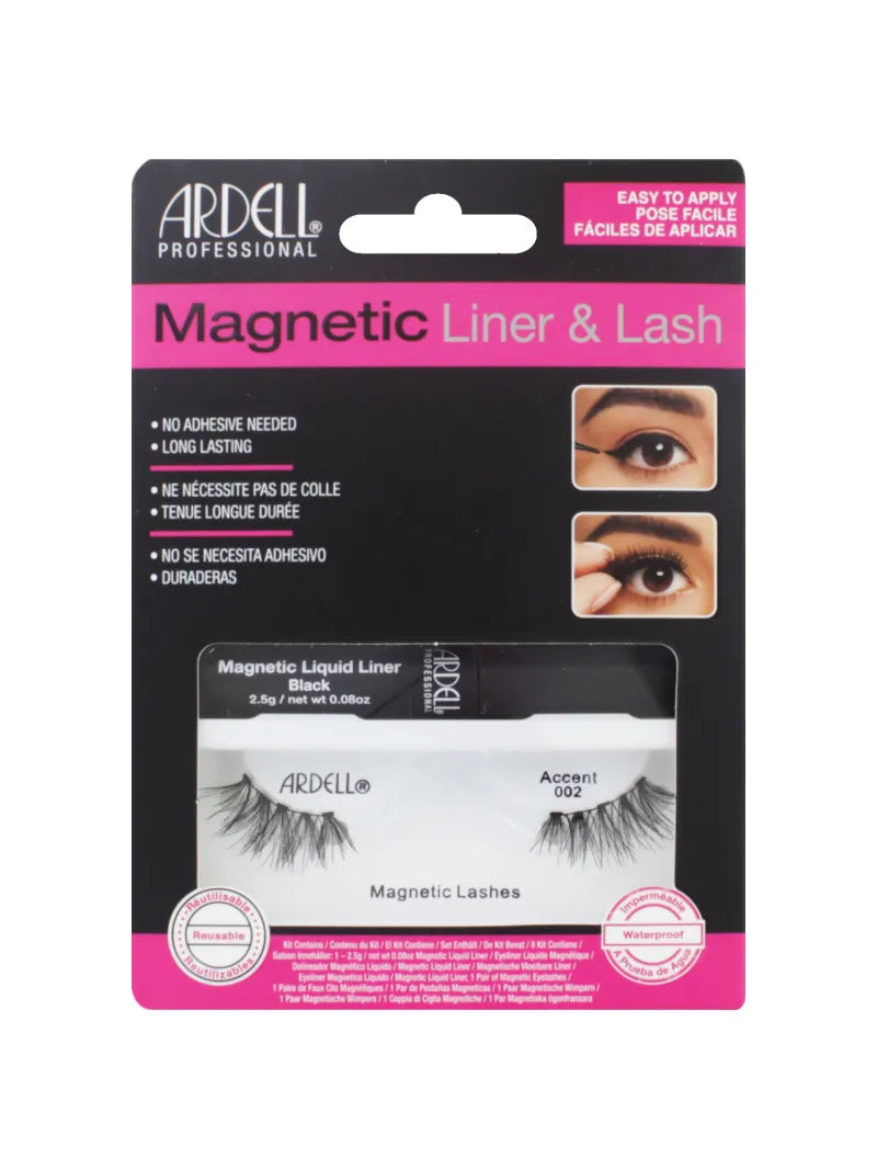Ardell Magnetic Liner & Lash 64923 Accent 002 (Pack of 4)